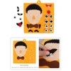 3D Puzzle Funny Felt Non-woven Fabric Early Childhood Education for Children Manual DIY Cognitive Facial Expression Stickers toy 3