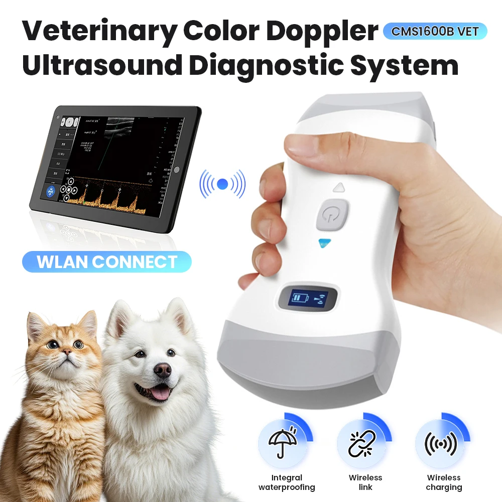 Wireless Veterinary Ultrasound Machine WIFI Ultrasound Scanner machine For Anima