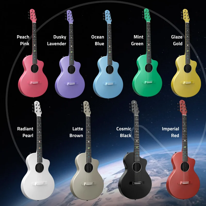 Natasha Solar System Asteroid Carbon Fiber 38-inch Guitar