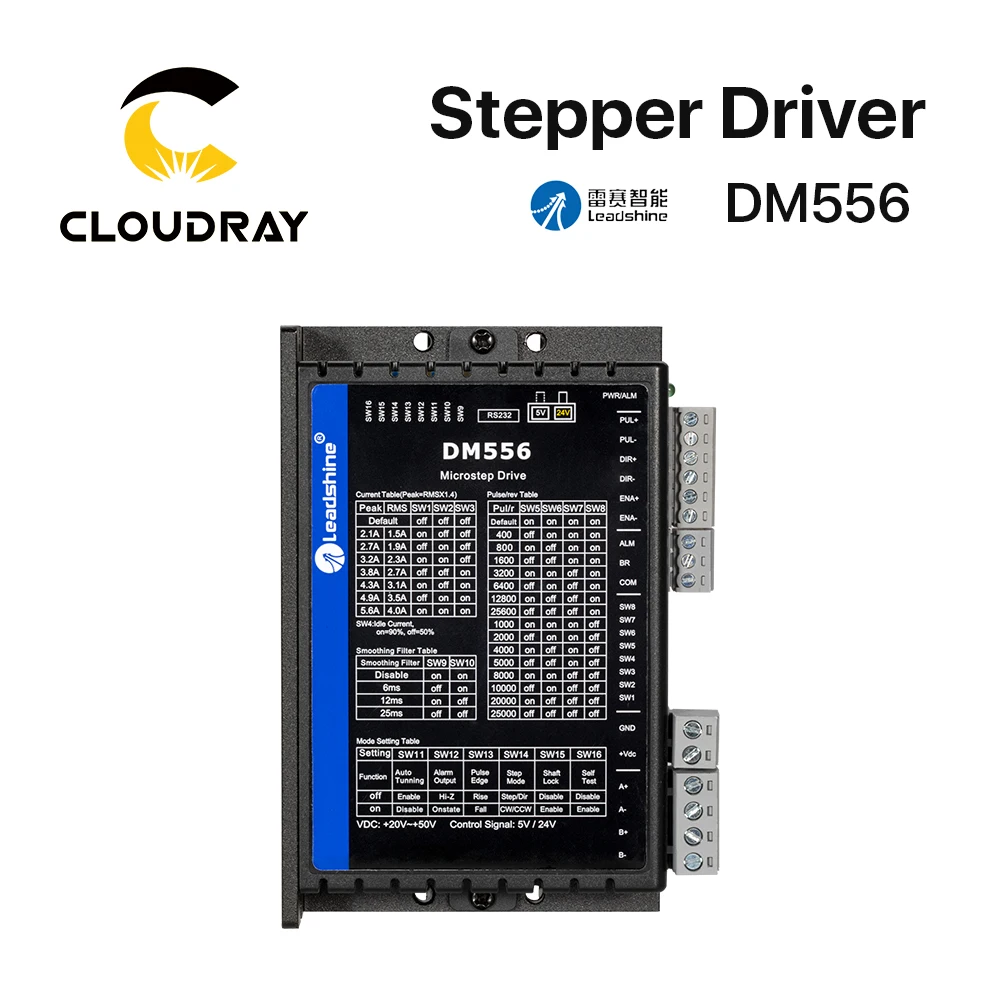 Motorista Stepper Cloudray Leadshine Fases Dm556 V3.0 2050vac 1.8-5.6a