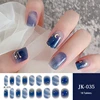 18/20Tips Semicured UV Stickers Gel Nails Adhesive Waterproof Long Lasting Full Gel Nail Wraps Press On Nail Decal DIY Manicure 4