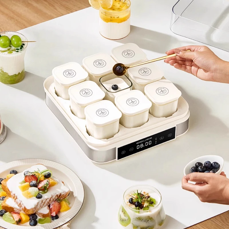 Household Fully Automatic Yogurt Machine Large Capacity Milk Fermentation Machine Yogurt Maker Multi Cooker