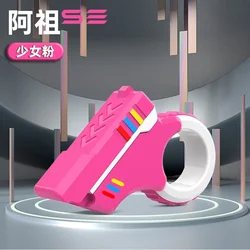 Rotary Finger Sliders: 3D Textured Fidget Toy (White Ring)
