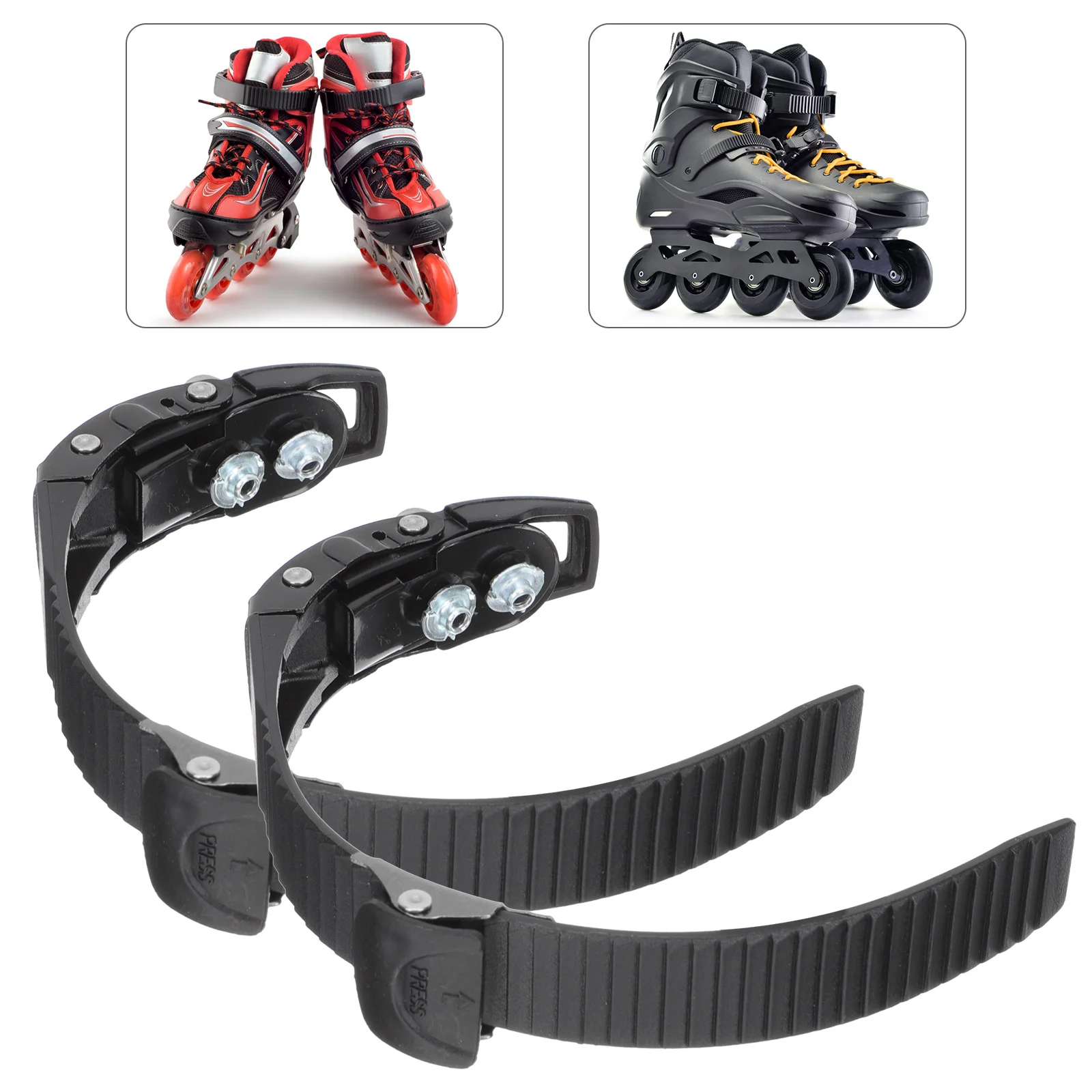 

2Pcs Roller Skate Buckle Straps Skating Shoes Buckle Straps Skate Buckles Replaceable Skate Straps