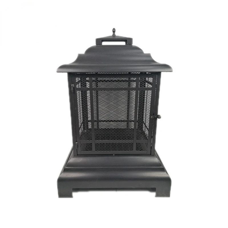 

Outdoor Wood Burning Patio Bowl Fireplaces Fire Pit Backyard Charcoal Heater
