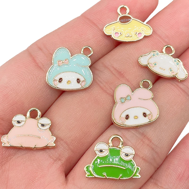 20pcs/set Cute Enamel Kuromi Charms for Necklace Bracelet Earrings Craft  Jewelry