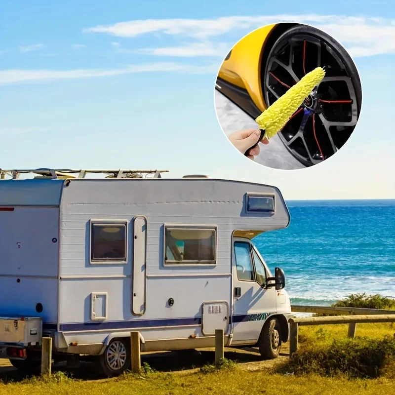 Tire Rim Cleaning Tool 1pc Cleans Car Wheels
