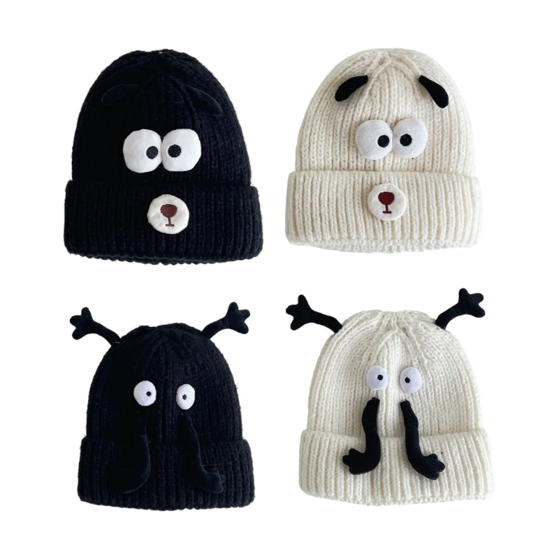 

Funny Baby Knit Hat & Warm Cap Baby Winter Beanie Comfortable Wearing Perfect for Outdoor Activities Family Outings