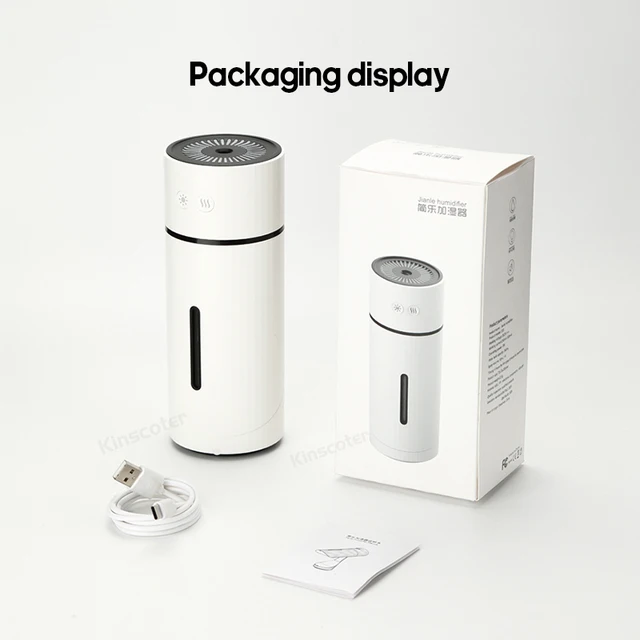260ML Wireless Air Humidifier USB Aromatherapy Diffuser 1000mAh Rechargeable Battery Ultrasonic Cool Mist Maker Quiet Fogger 6