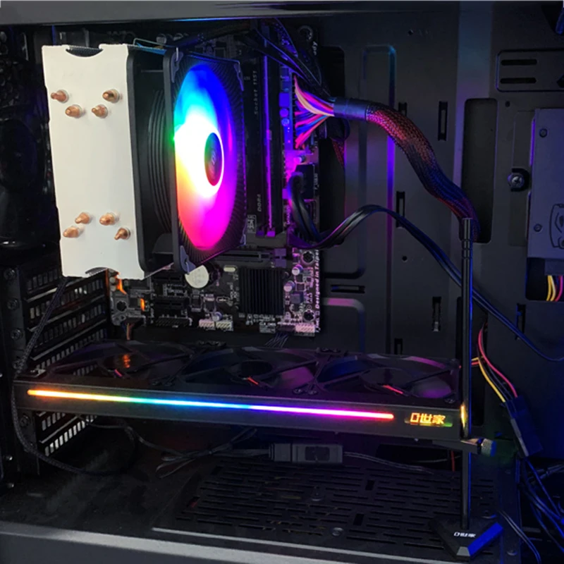 TEUCER C270H Graphics Card Cooling Fan Universal Side 5V 3Pin ARGB