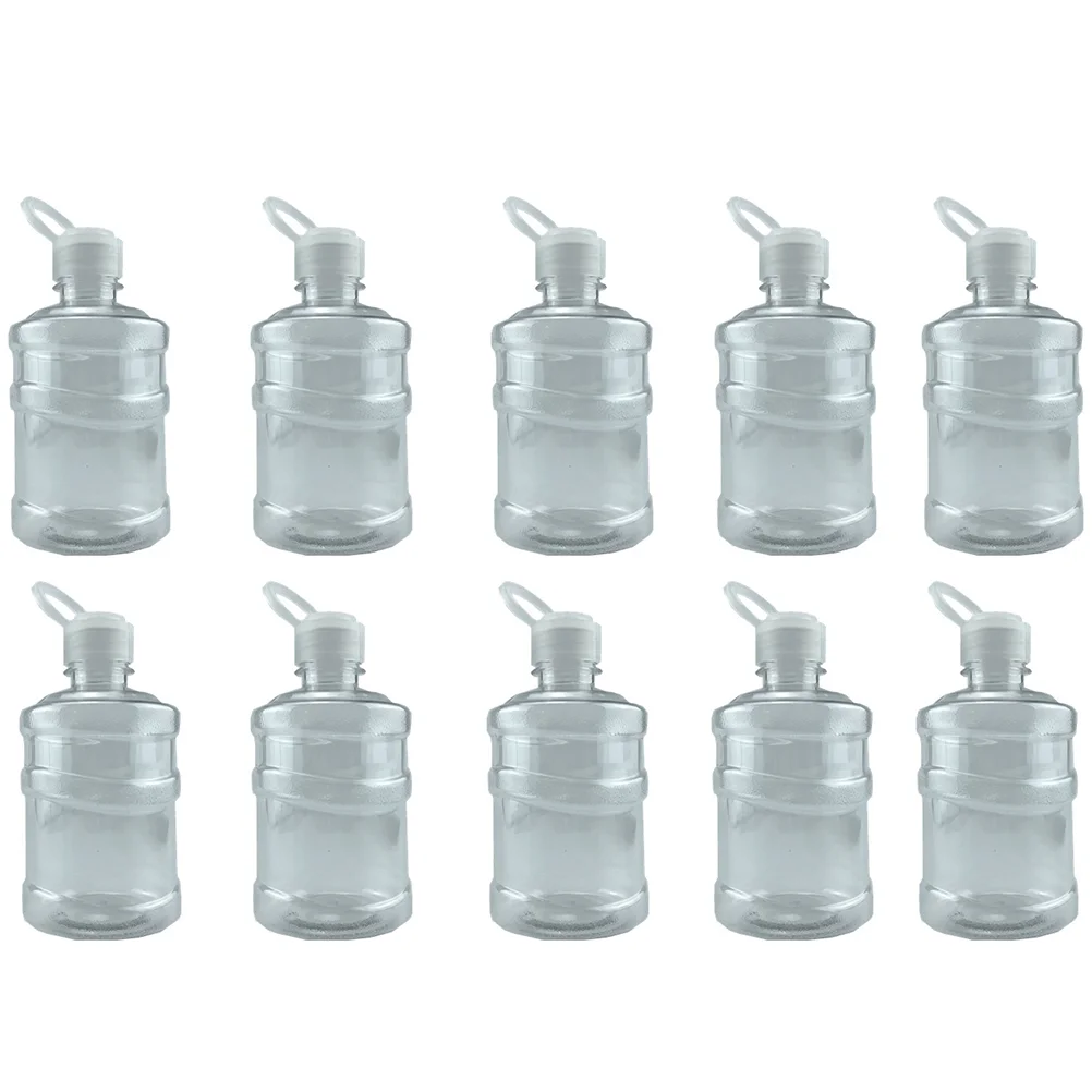 

10PCS Bottles Reusable Clear Bulk Containers With Evident Caps Lids
