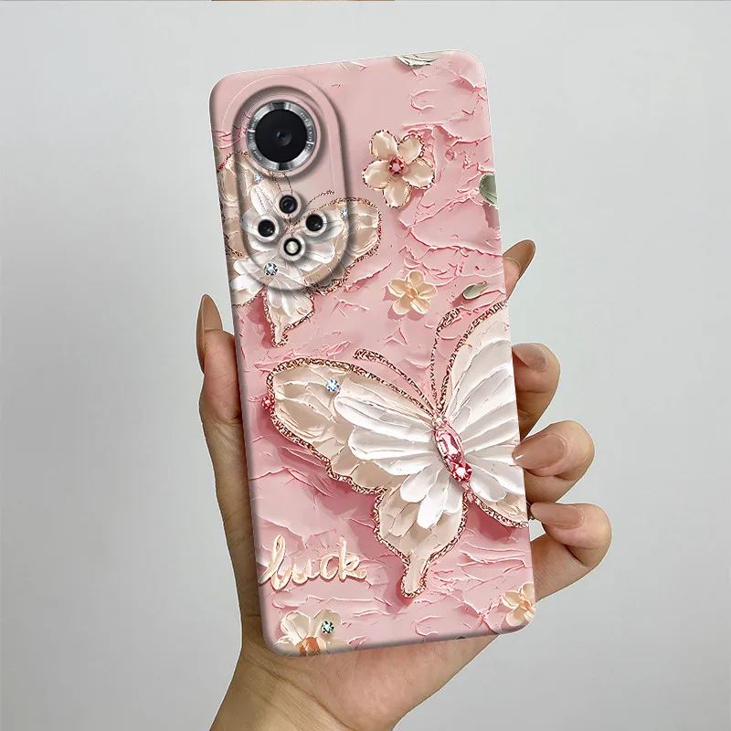Soft Silicone Sweet Painted Protective Back Cover - Cute Printed Phone Case
