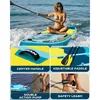 All-Round inflatable paddle board for lakes and rivers, PVC drop-stitch material, navy blue with gray accents, ultra stable 11'