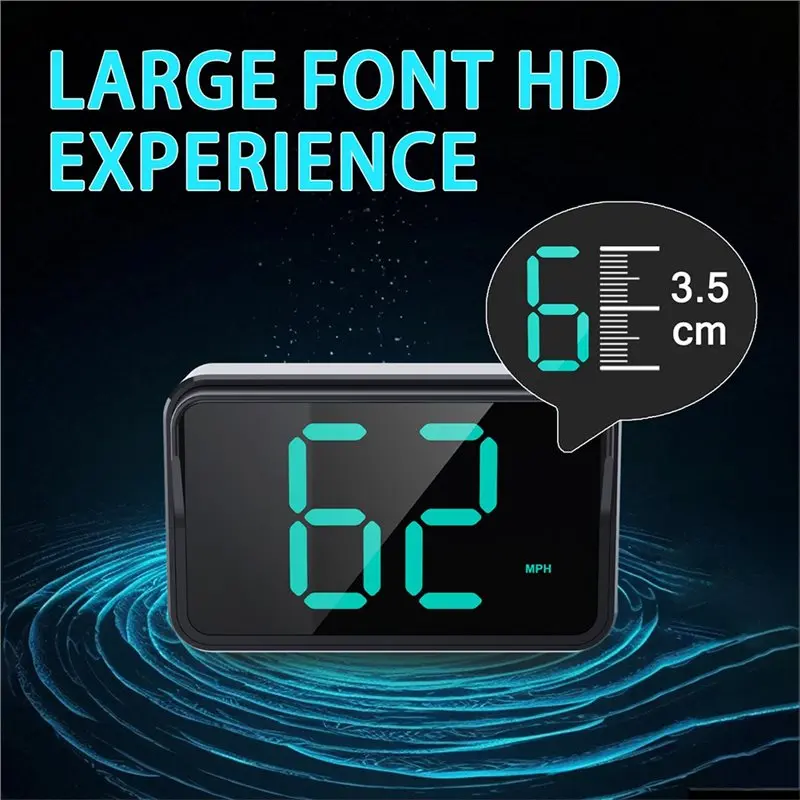 Tachimetro digitale con display Head Up universale GPS HUD Parte automatica Plug And Play per tutti i camion con supporto a vent - Image 3