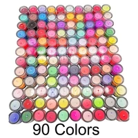 10/20/30/40/50/60/90Pcs EMA Acrylic Powder Set Net-10g Professional Polymer Build Powder 3IN1 Acrylic/Dipping/Carving Powder Kit 1