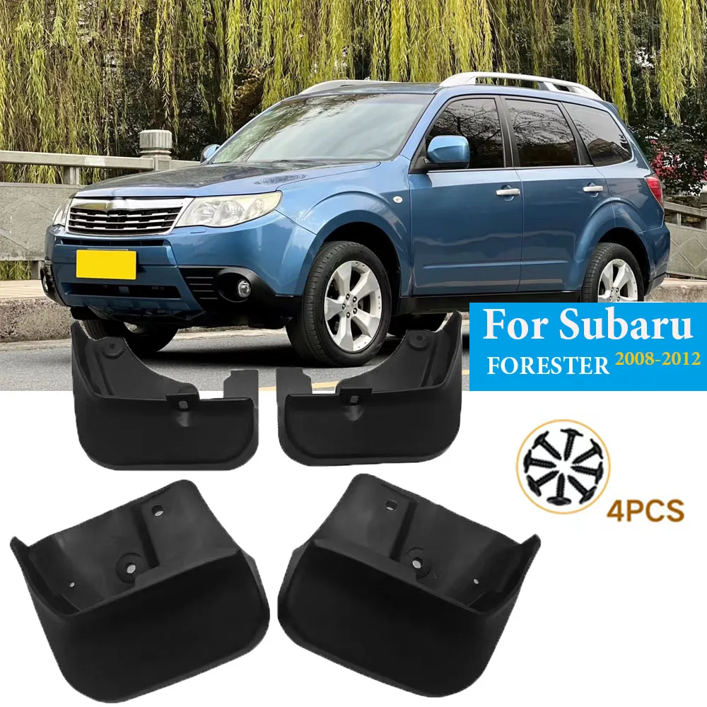 4pcs Front Rear Fender Flares Splash Guards Mud Flaps Mudguards for
