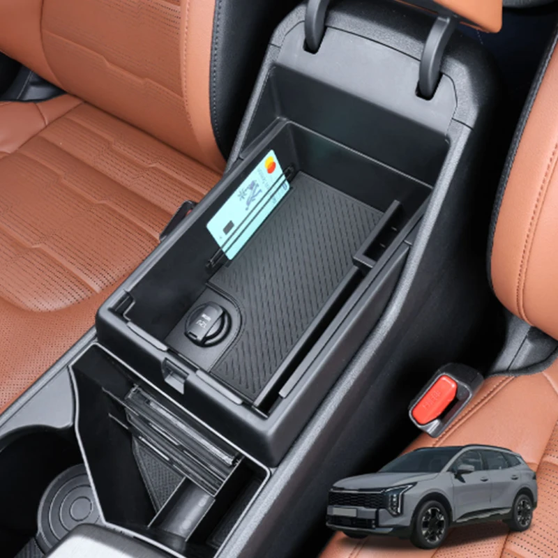 For Kia Sportage NQ5 2026 Car Central Console One Row Cup Holder Water Cup Storage Box Accessories LHD/RHD