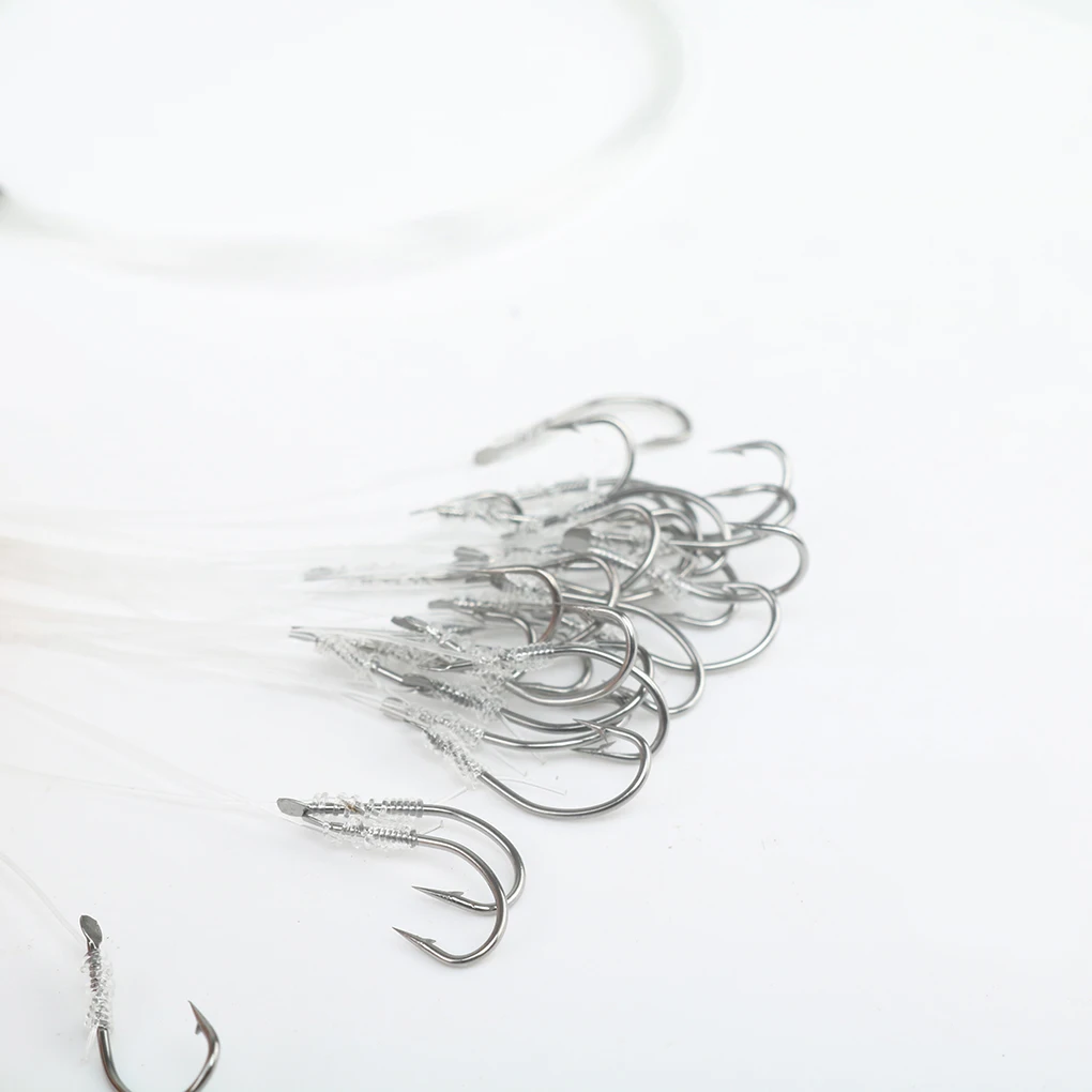 Têtes plombées 20-26pcs avec hameçons liés pour pêche mer feeder - Accessoires pêche
