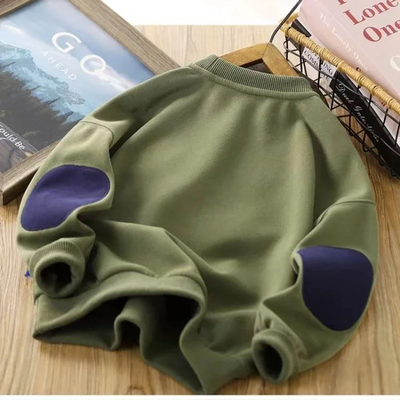 Kids Sweater Kids Hoodie Sweatshirts Boys Sweatshirt Cotton Pullover For Teenagers Letter Printed Children Sweater Autumn Winer Kids Outerwear Baby Clothing