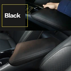 LHD Car Armrest Box Cover - Central Control Interior Decoration Accessories (Black)