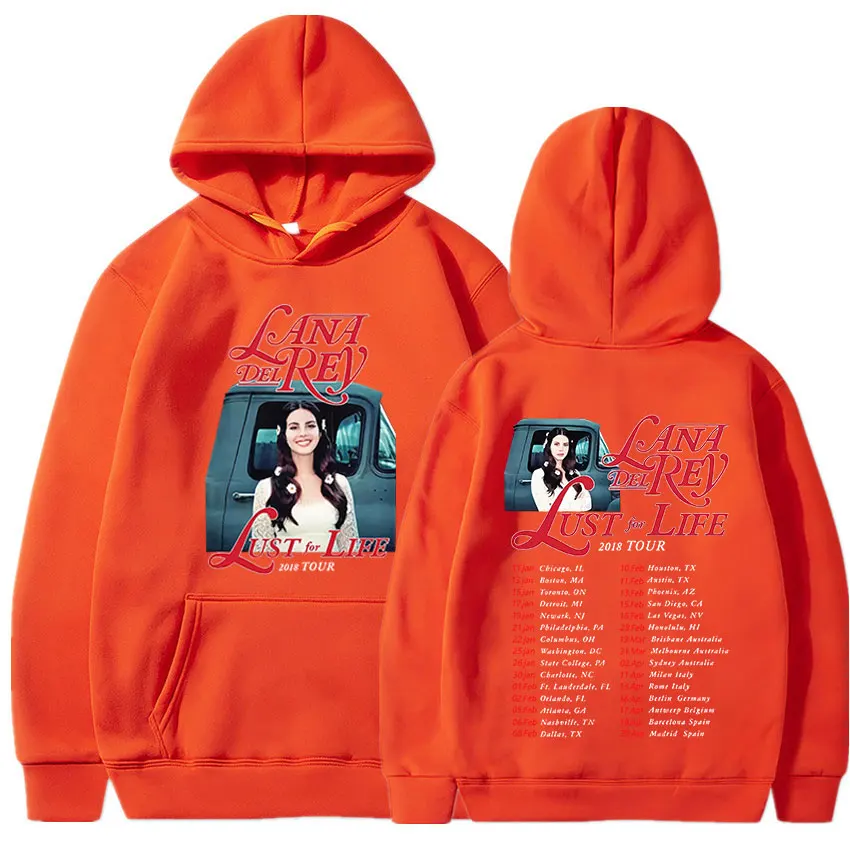Hoodies Singer Lana Del Rey Hoodie Lust for Life Tour Music Album Print  Sweatshirts Men Women Fashion Sweatshirt Oversized Coat - AliExpress
