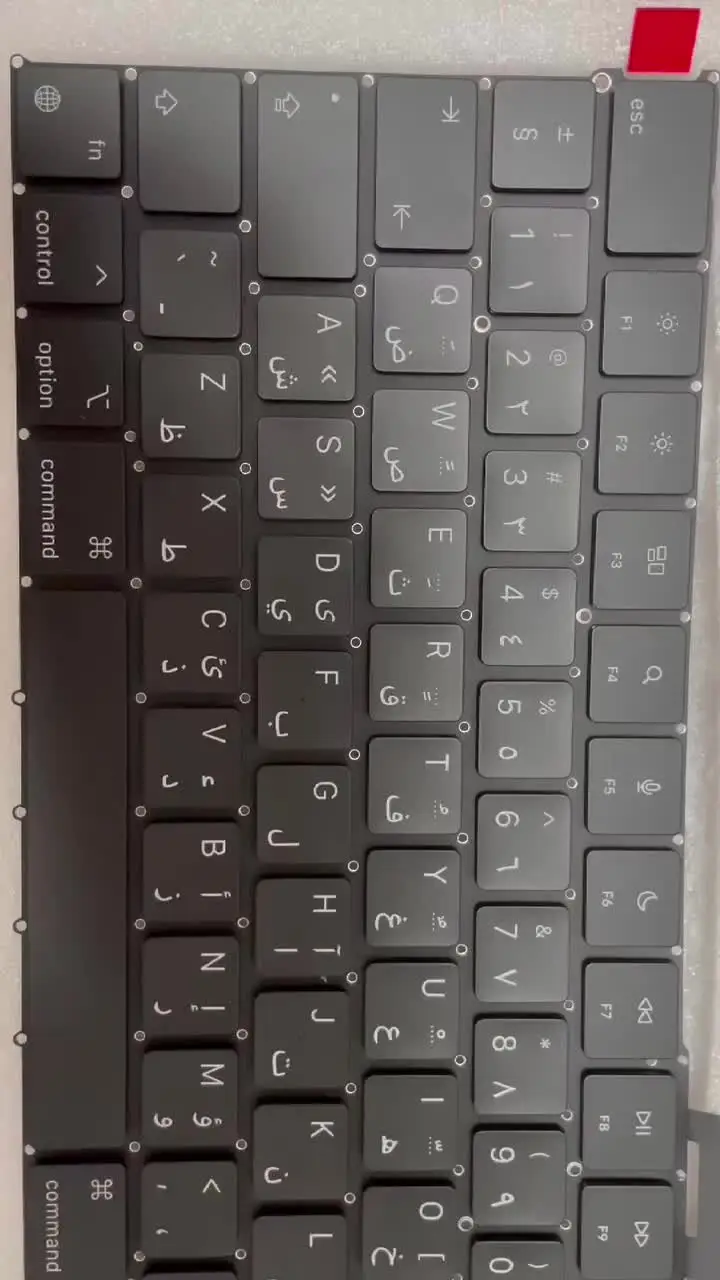 Клавиатура HSTMAC для MacBook Air M2 13 6&quot черная немецкая раскладка