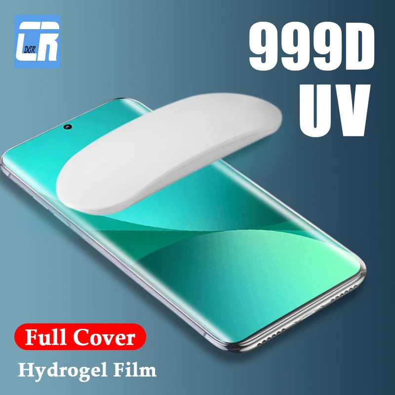 

UV Hydrogel Film For Xiaomi 12 12X 11T Poco F4 F3 X3 GT X4 Pro Screen Protector Redmi Note 11 10 9 Pro K50 K40 Gaming not glass