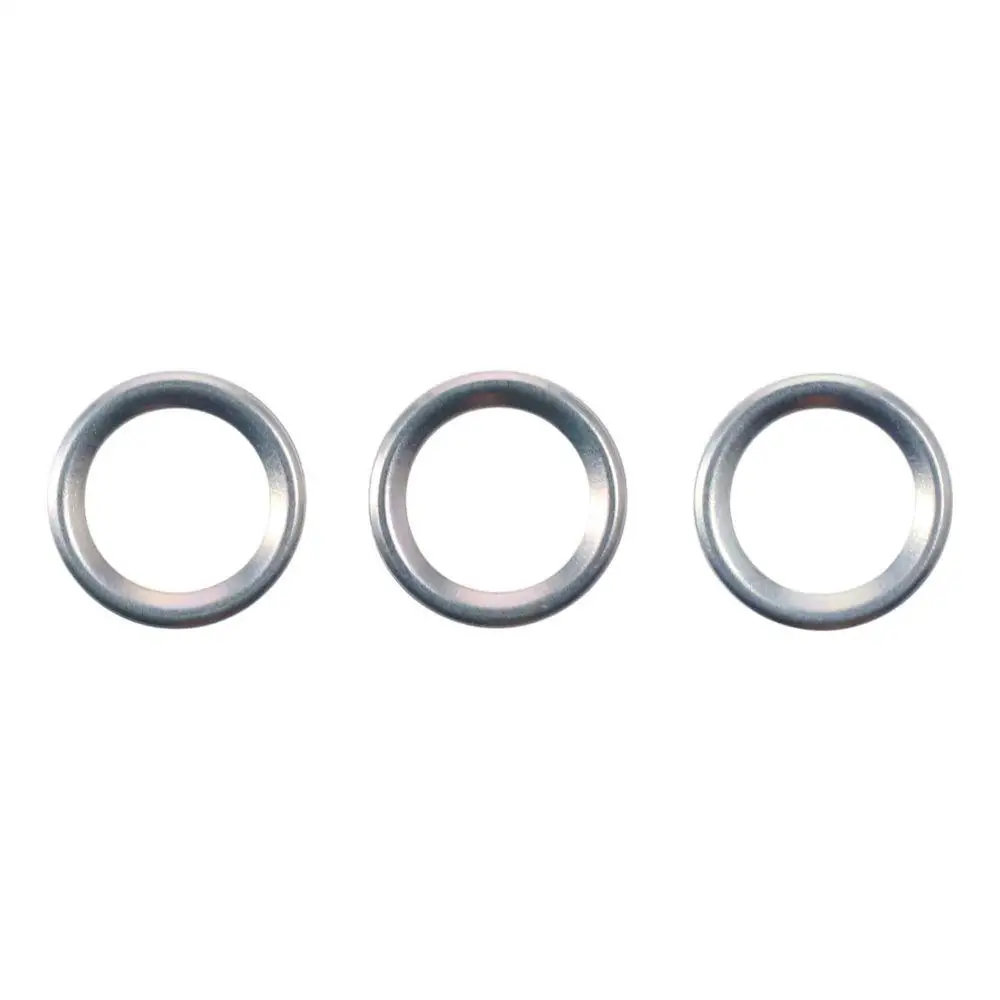 Car Accessories Parts Silver Transmission Drain Plug Gasket Alloy Round Plug Gasket 35178-30010 For Car 20Pcs