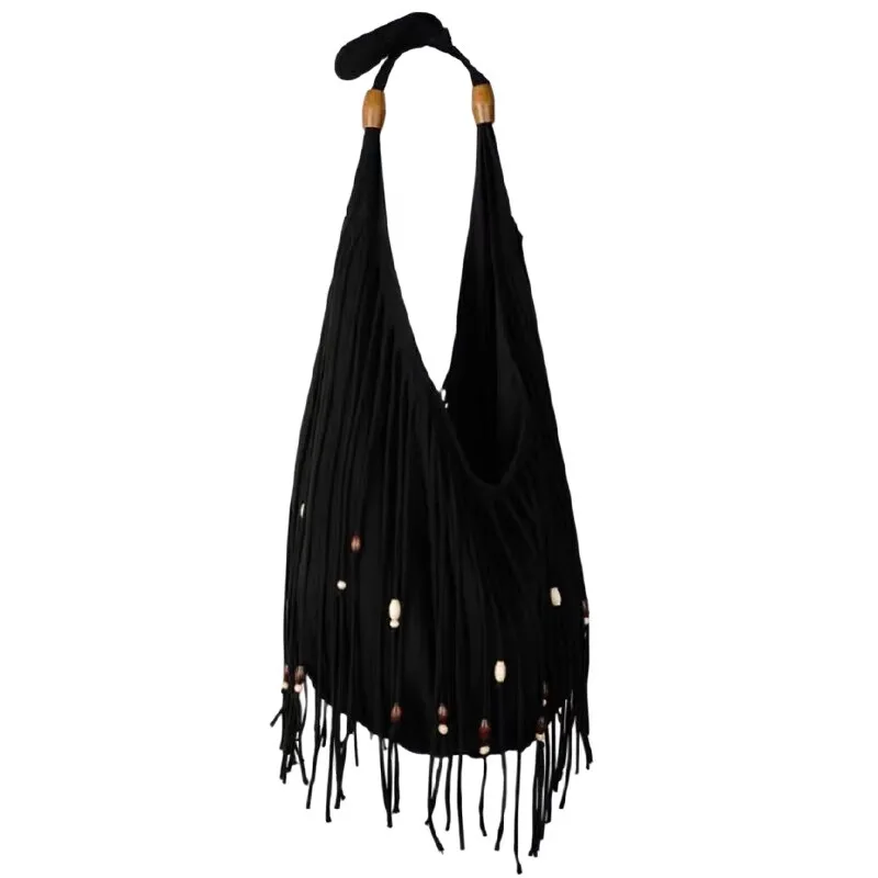 Fashion Vintage Tassel Crossbody Shoulder Bags Women Handabg and Purse Female Large Capacity Luxury Design Hobos Bag