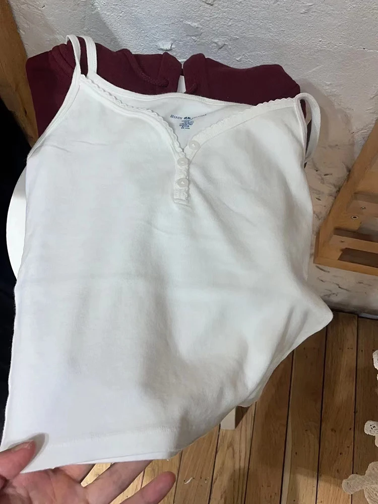 Maison Scotch Bianco Serbatoio XL Donna `S Tinta Unita Maniche Rotondo