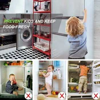 Freezer Door Alarm 2 Pack Wireless Fridge Alarm Door Open Alarm with Delay Loud 108 dB Magnetic Sensor Security Window Alarm 2