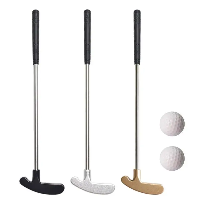 

Mini Golf Putter Golf Putters Zinc Alloy Head Stainless Steel Shaft TPR Grip 2-Way Putter Golf Accessories For Living Rooms