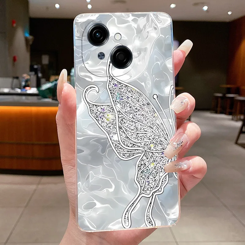 Beautiful Flower Clear Soft Silicone Phone Case Cover