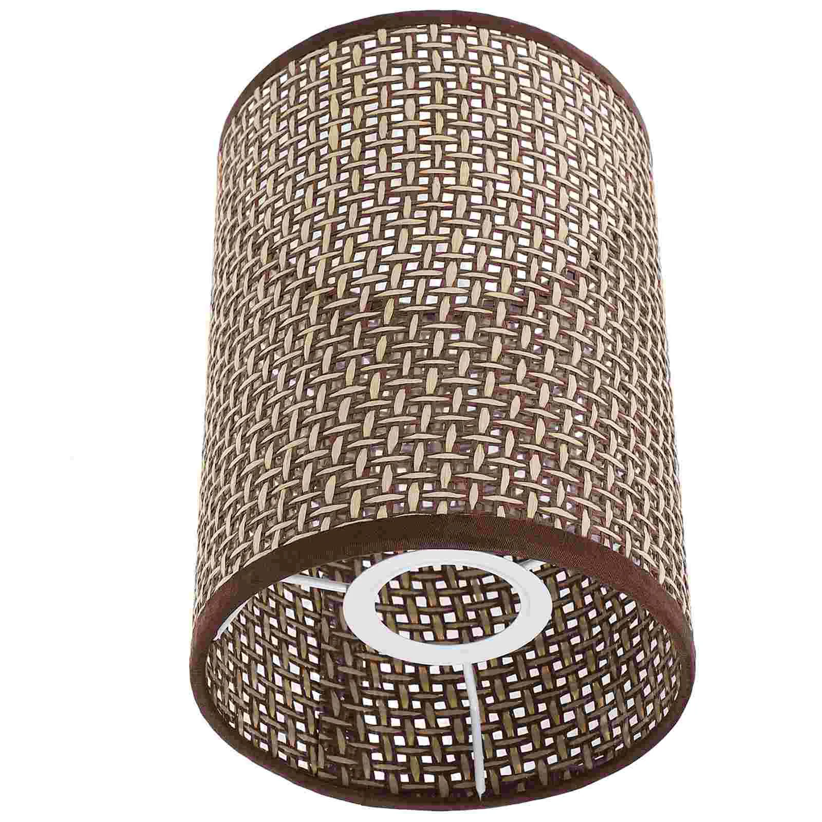 

Lamp Shade Shades for Table Lamps Country New Chinese Style Long Unique Floor Rattan Lampshades Holder
