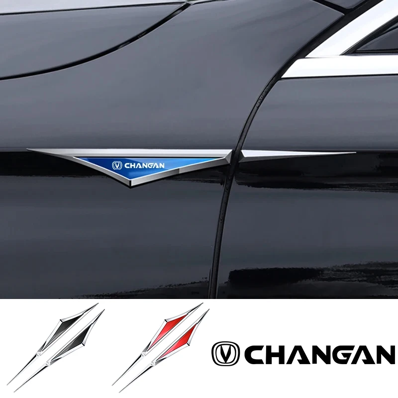 

2pcs Car side door body front door metal modified decorative stickers car accsesories for CHANGAN CS15 CS75 CS95 CS35 CS55