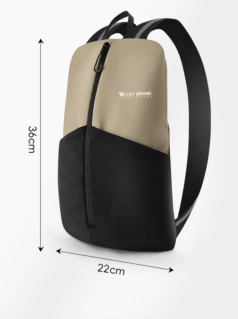 WEST BIKING Leichter Fahrradrucksack 3L Outdoor Lauf- Wander- Kletter-Aufbewahrungstasche Wasserdichte Fahrradtasche Fahrradzubehör – Detail 4