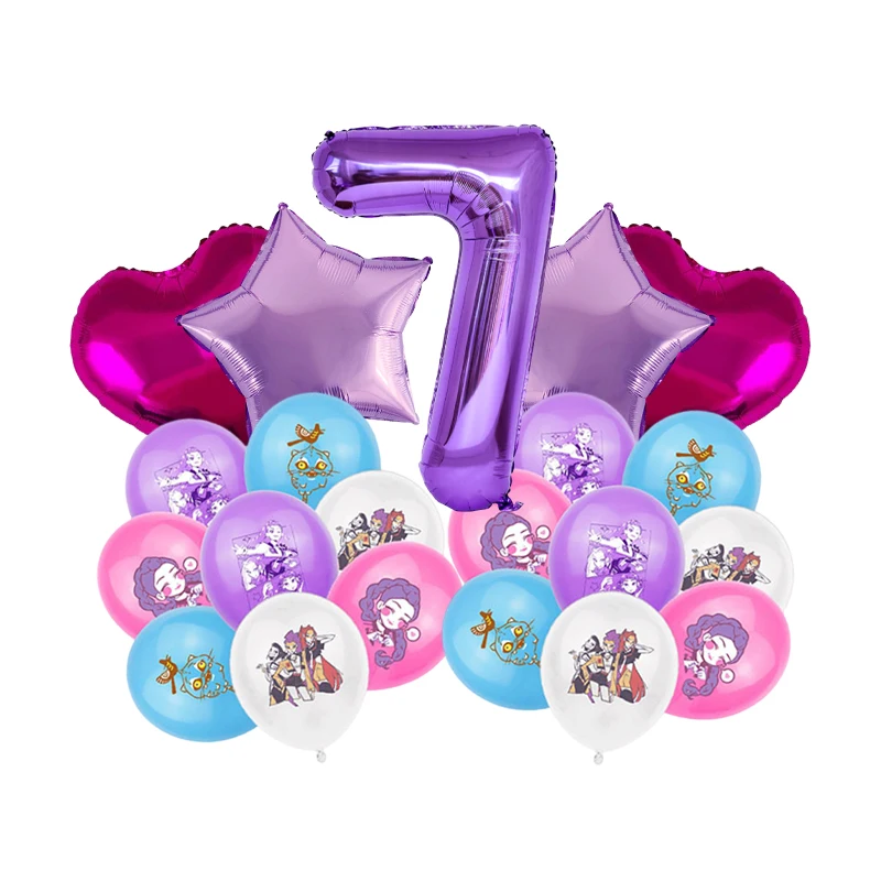 Kpop De-mons Hunters Décorations D'anniversaire Kpop, Lot De