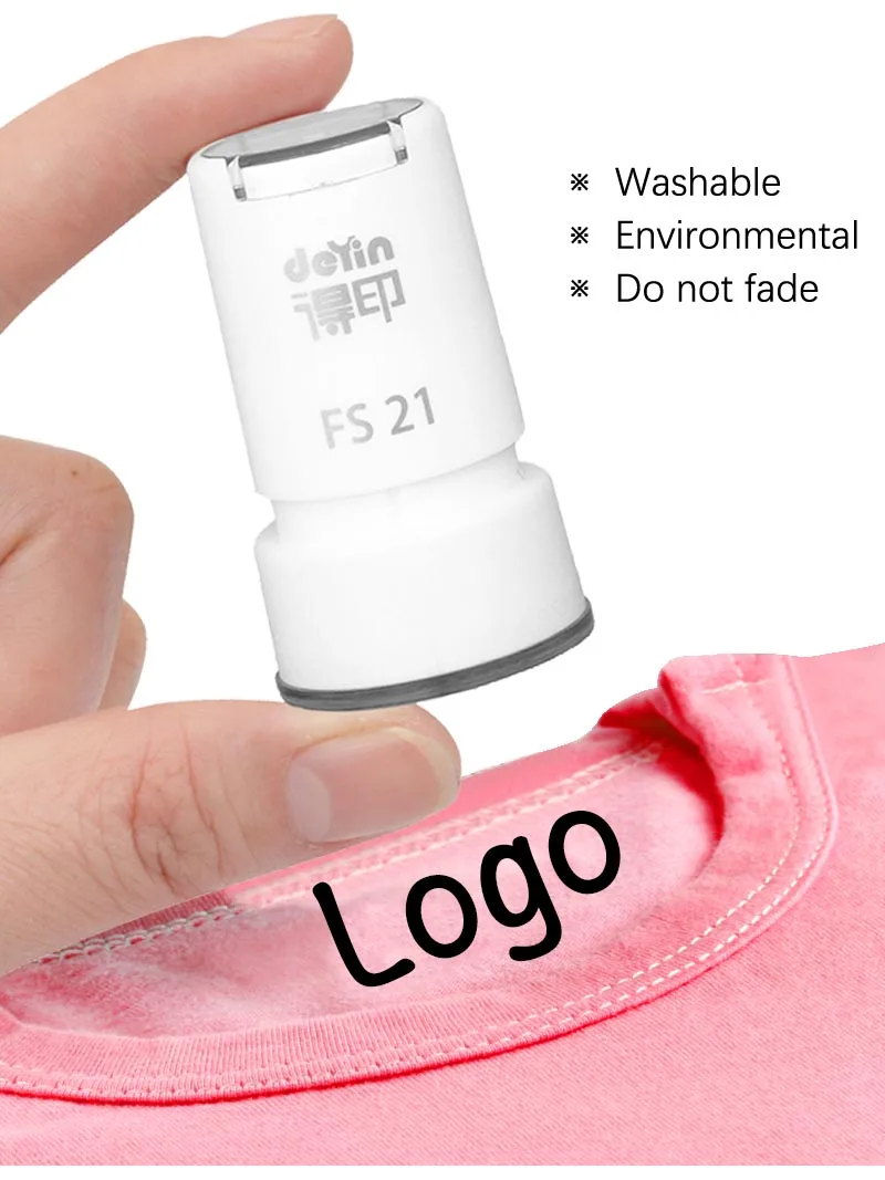 Custom-Made Stamp School Baby Boys Girls DIY Toys For Children Sticker Name Seal Student Clothes No Fade Security