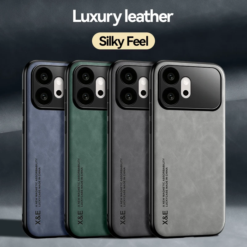 Luxury Sheepskin Magnetic Phone Case
