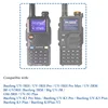 Baofeng UV-5RH Pro Battery 2500/3800mAh Optional USB-C Charger BF-K5 Plus UV-5RH Max GM-5RH Walklie Talkie Rechargable Batteries 5