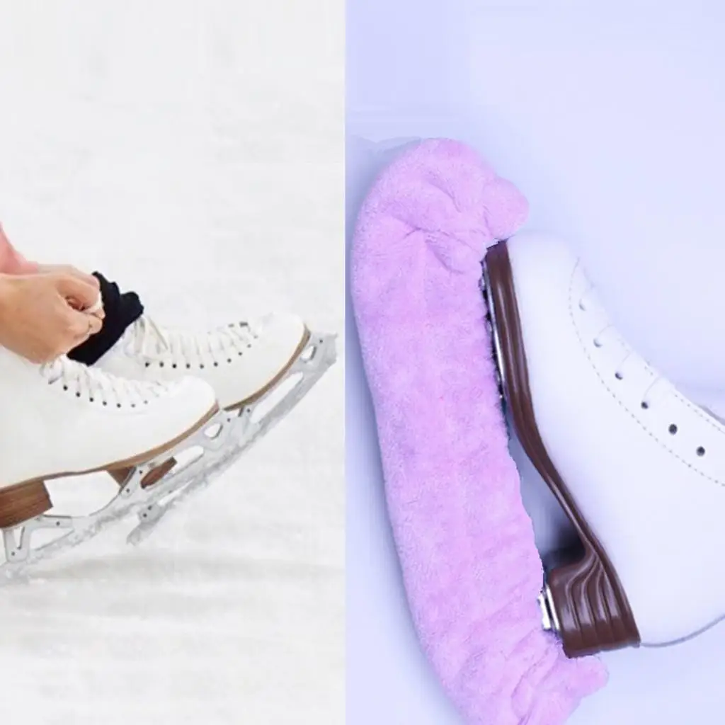 Skates Blade Cover Jacket Soaker Guard Figure Skates Blades Protecting for Youth Kids Adult Women Men Ice Figure Skating Hockey