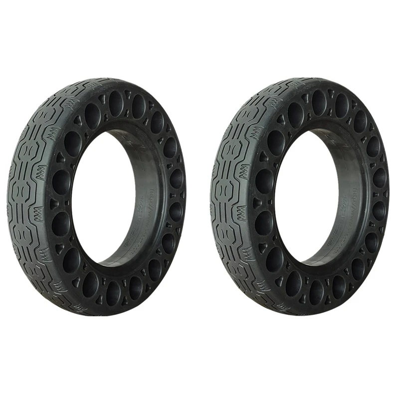 

2Pcs 10 Inch Shock Absorber Damping Electric Scooter Solid Tires For Ninebot Max G30