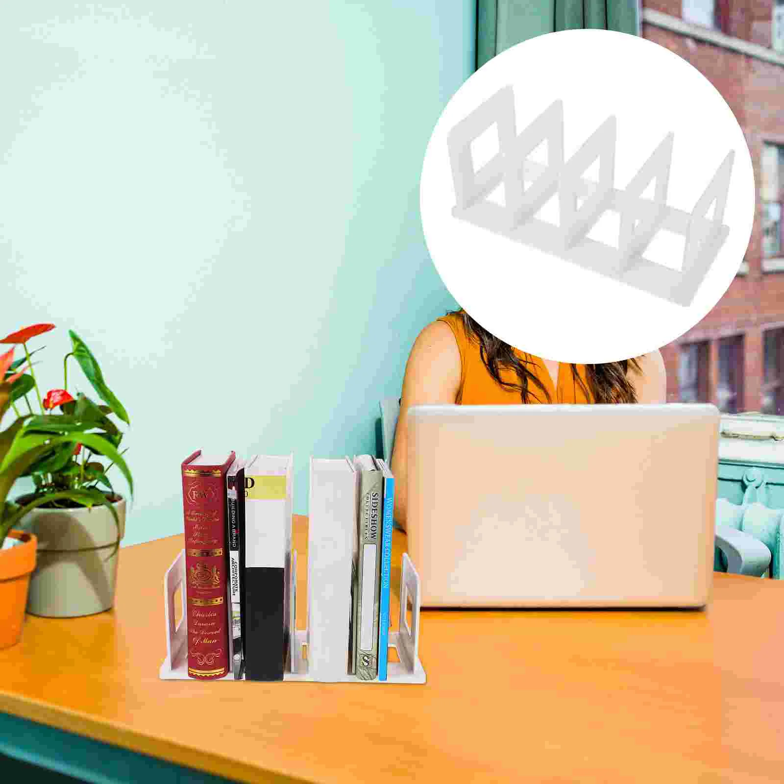 

Пластиковый органайзер для книг, настольный держатель для книг, декоративный держатель для книг, органайзер для файлов и книг, пластиковый кончик для книг