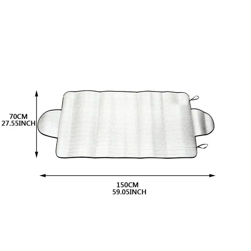 Universal Car Front Windshield Cover 1Pc 150cm x 70cm For Winter Summer