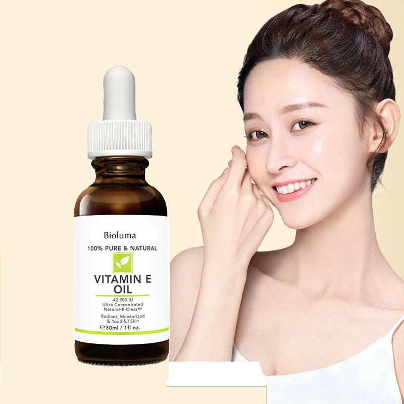 Bioluma Vitamin E Oil 10ml/30ml Soothes The Skin, Maintains The Skin  Bright State, High Purity Cares For The Skin. free shipping high purity 0 8mm electrolysis tin lead solder wire 30g bright welding string for soldering iron low melting