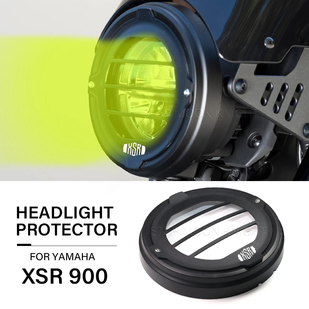 

XSR 900 Headlight Grille Protector For Yamaha XSR 900 XSR900 2022 - Motorcycle Headlight Cowl Headlight Guard Accessories
