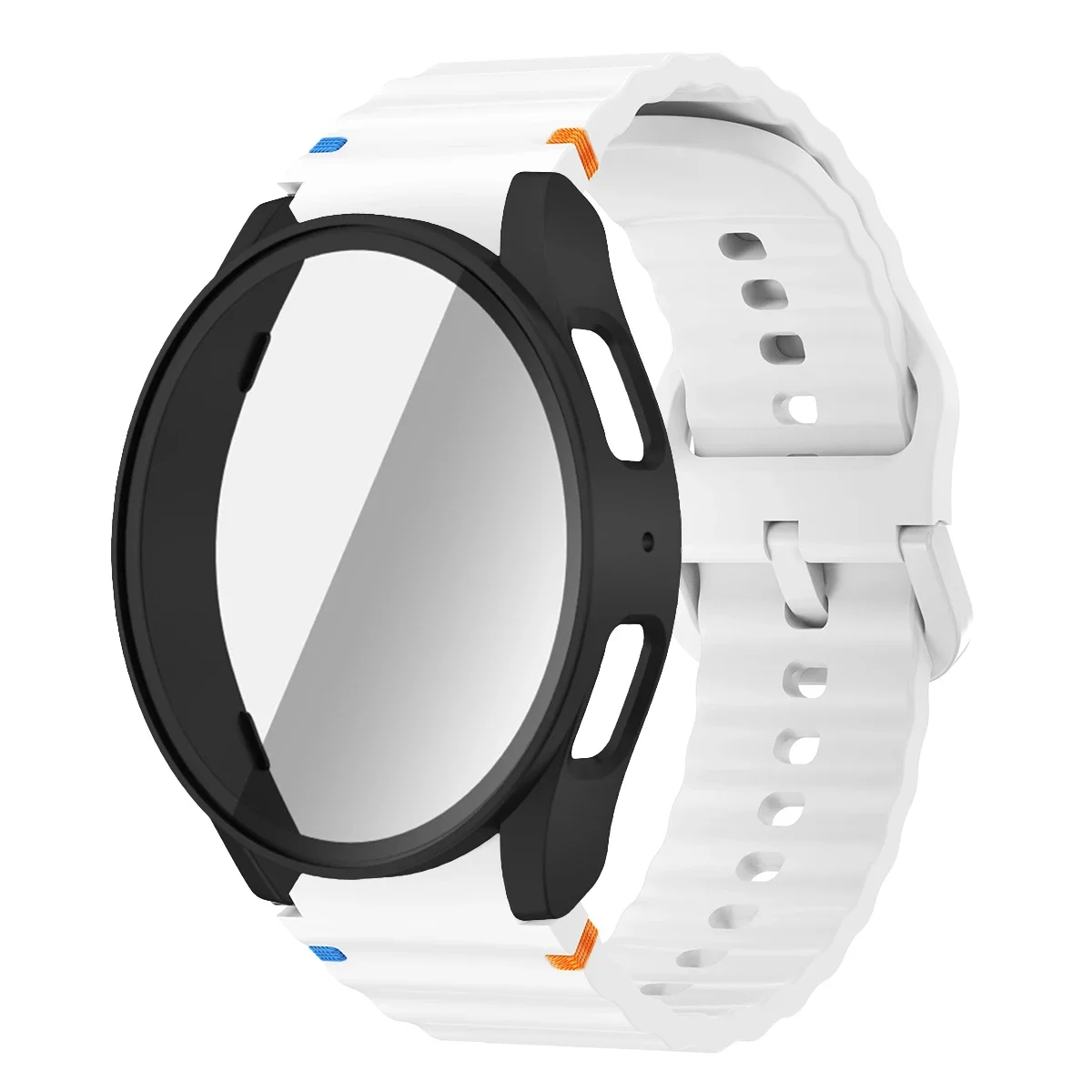 Premium Silicone Strap with Protective Case & Screen Bumper Cover