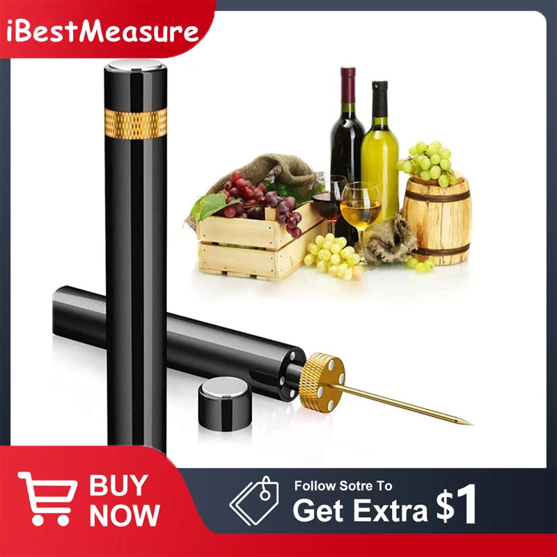 Portable Wine Opener Wine Air Pressure Pump Bottle Corkscrew Opener