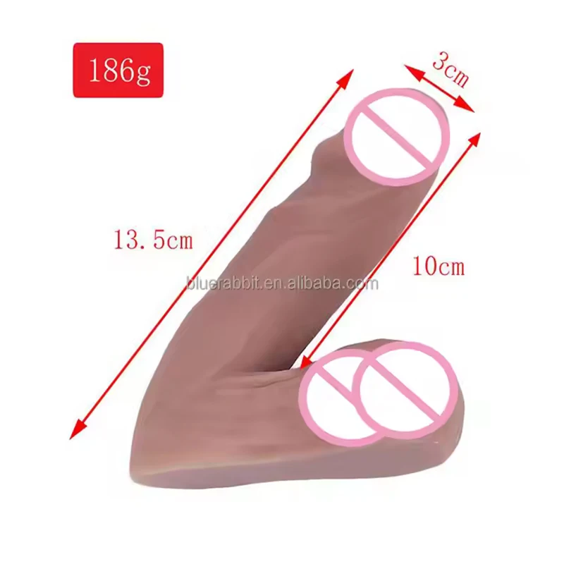 GOFLYING Silicone FTM Packer 5.3 inches Soft Realistic Functional Ergonomic FTM Packers for Trans