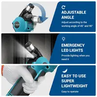 Drillpro Electric Hammer Drill 180W Cordless Hammer Screwdriver Adjustable Head Nail Drill Power Tool for Makita 18V Battery 2